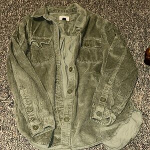 American Eagle Corduroy Button Down Shirt